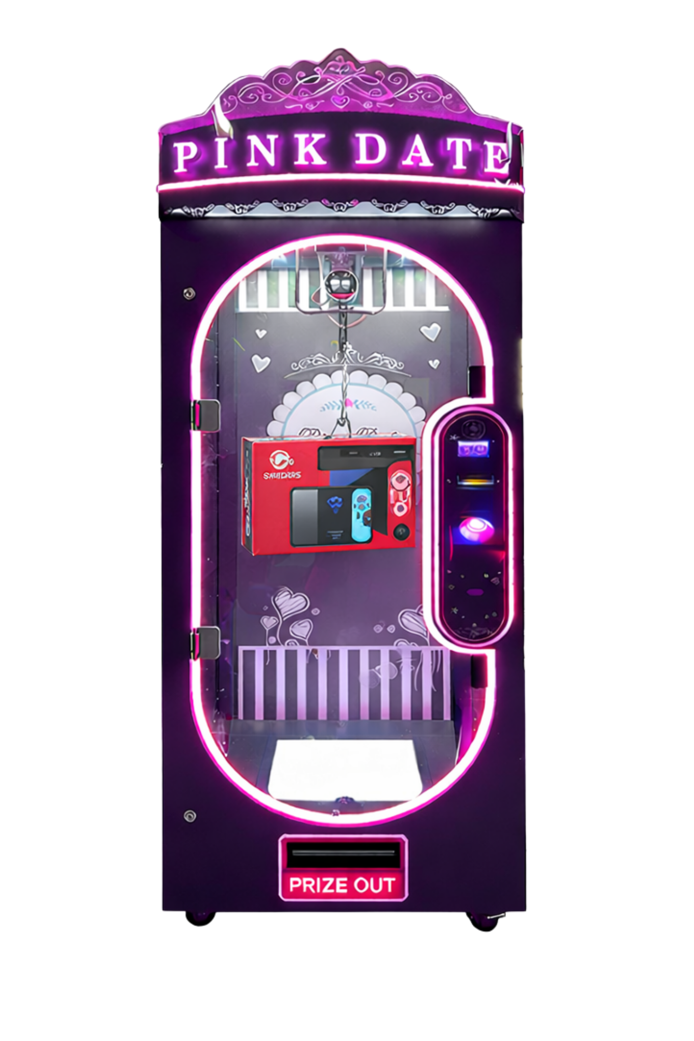 Pink Date Scherenautomat Scheinwurf- und Münzwurf