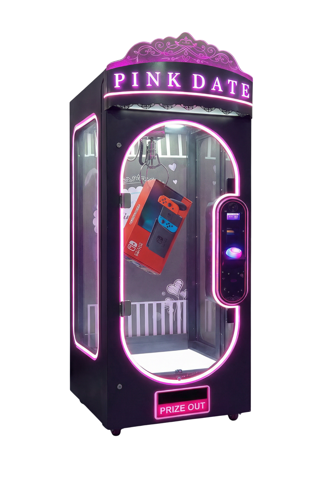 Pink Date Scherenautomat Scheinwurf- und Münzwurf
