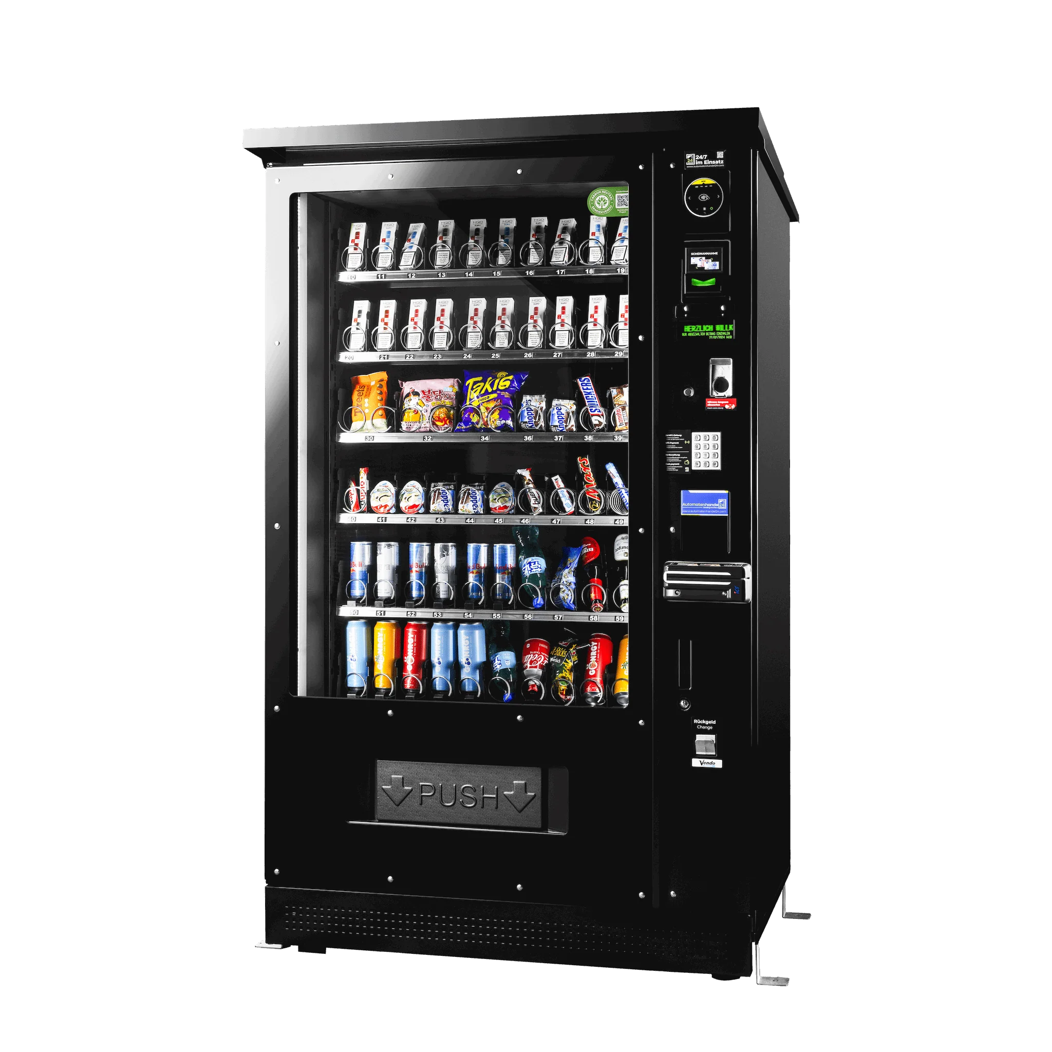 SMX10 AH24 Snackautomat für Außenbereich | Profi Verkaufsautomat B2B