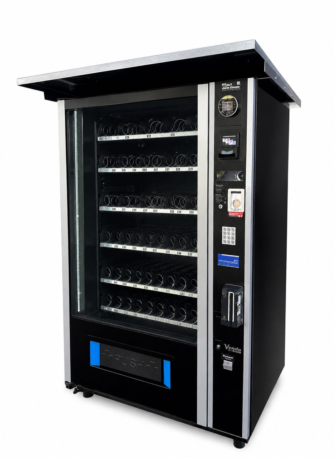 Individuelles Schutzdach für Snackautomaten