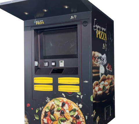 Quattro Farfalle Pizzakasten, Verkaufsautomaten, Warenautomaten