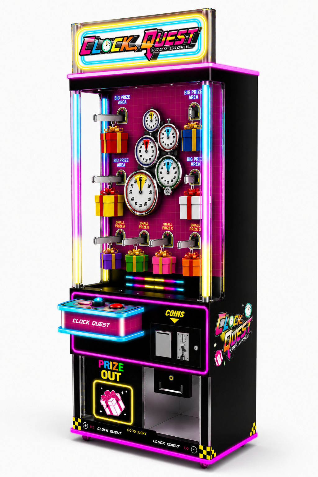 Clock Quest Timing Spielautomat mit Trostpreisfunktion - Automatenhandel24SpielautomatenClock Quest Timing Spielautomat mit Trostpreisfunktion